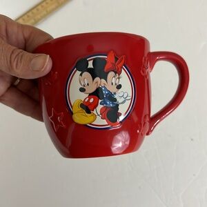 Hallmark Red Disney Minnie and Mickey Mouse Mug